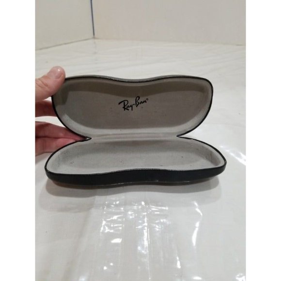 Ray Ban Hard Black‎ Leather Glasses Case - Picture 3 of 5